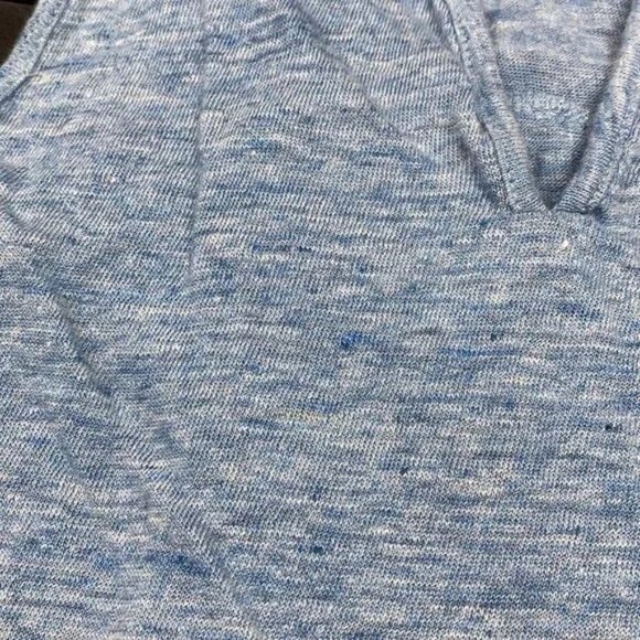 ATHLETA WOMEN'S HEATHER BLUE LINEN ACTIVE TANK TOP XXS - Picture 7 of 9